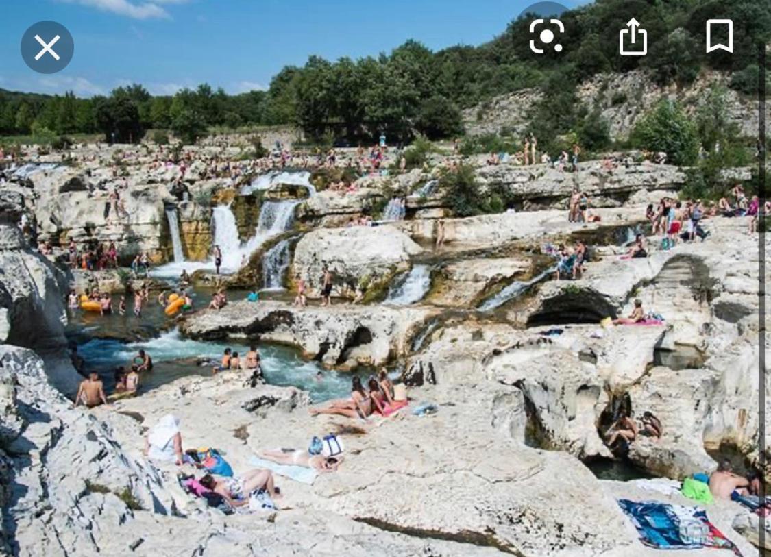 Gite Les Oliviers 10 Pers Piscine Au Calme 4 Etoiles Saint-Laurent-la-Vernede Экстерьер фото