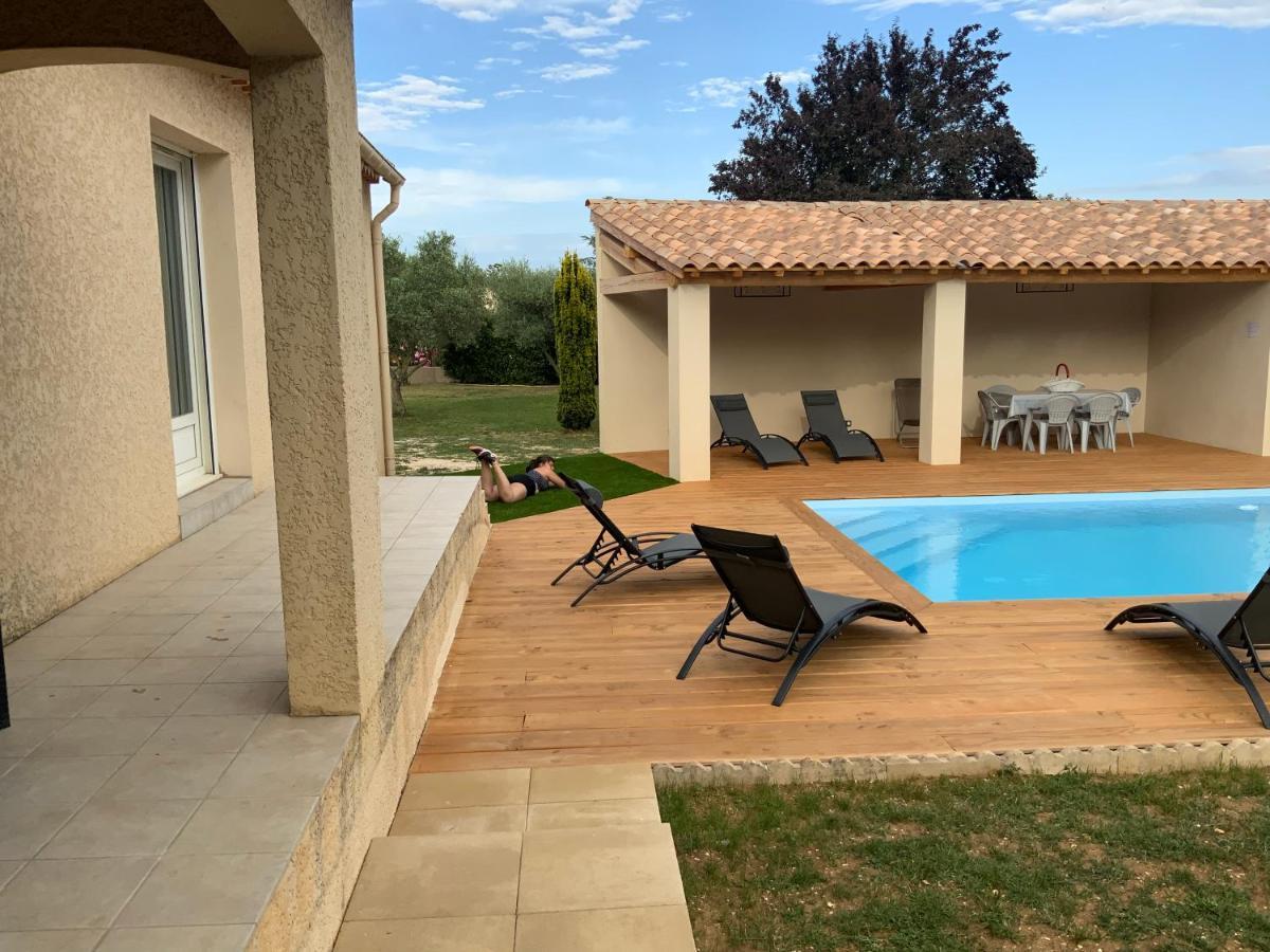 Gite Les Oliviers 10 Pers Piscine Au Calme 4 Etoiles Saint-Laurent-la-Vernede Экстерьер фото